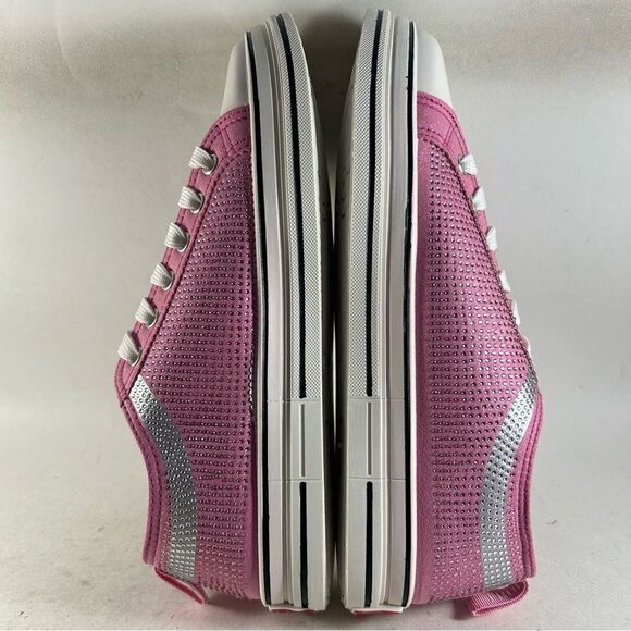 NEW True Religion Addilyn Women’s Shoes Low Top Lace Up Sneakers Pink Size 8.5 - Picture 6 of 8
